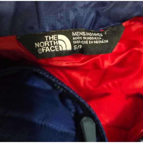 The North Face Mens Blue Quilted Jacket Lightweight Red Lining gorpcore hiking - Picture 4 of 7